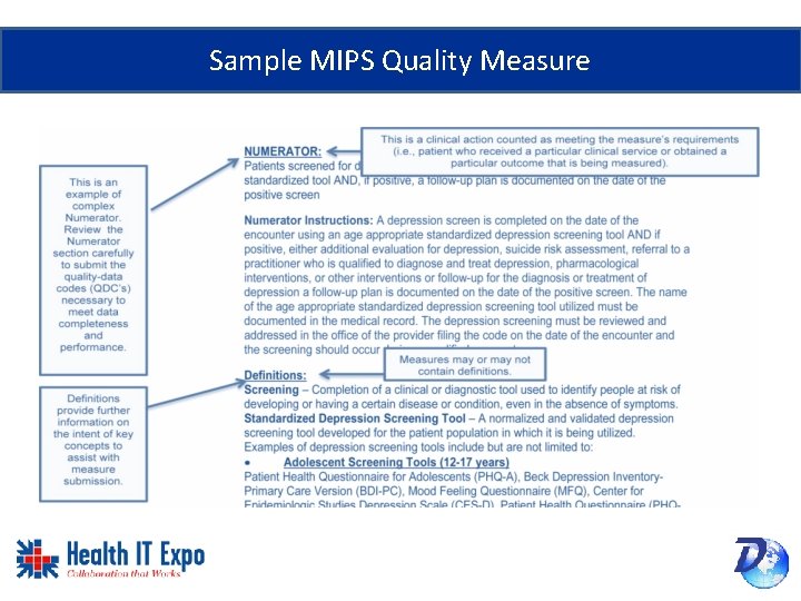Sample MIPS Quality Measure 