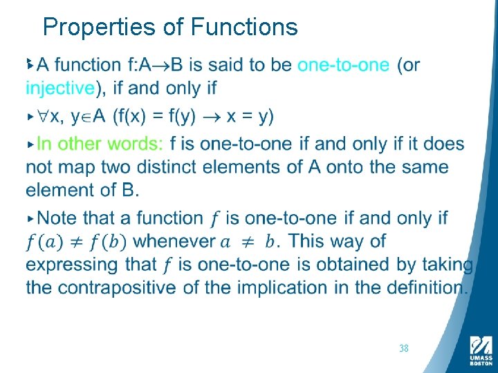 Properties of Functions ▸ 38 