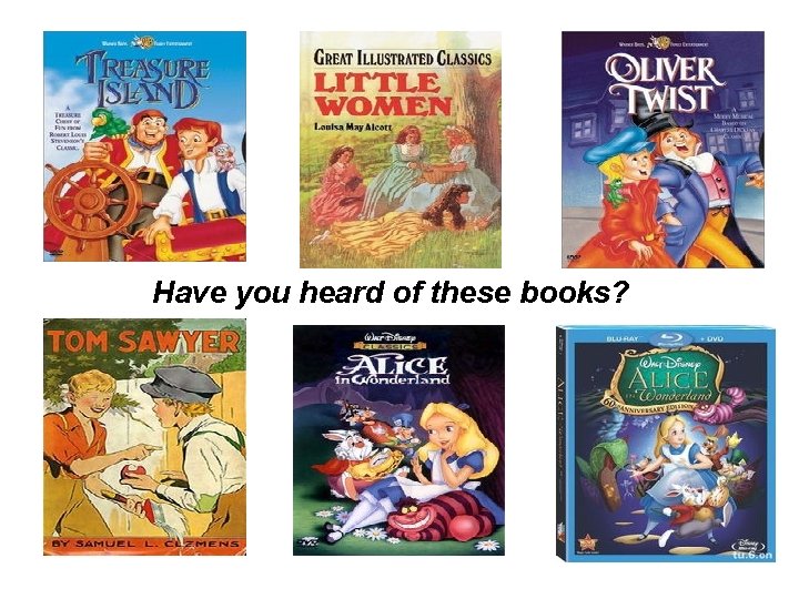 Have you heard of these books? 
