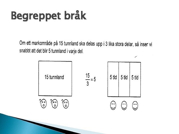 Begreppet bråk 