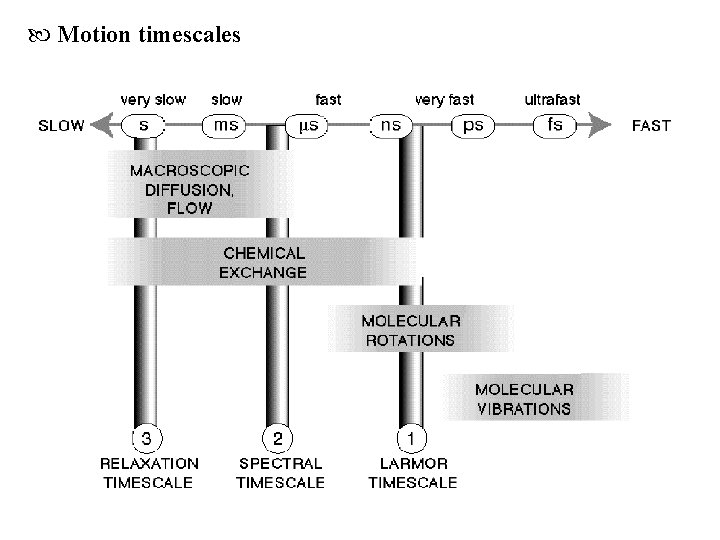  Motion timescales 