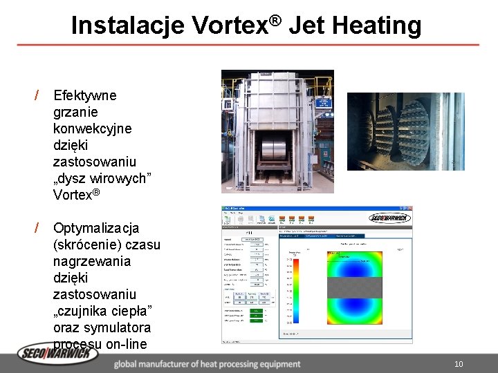 Instalacje Vortex® Jet Heating / Efektywne grzanie konwekcyjne dzięki zastosowaniu „dysz wirowych” Vortex® /