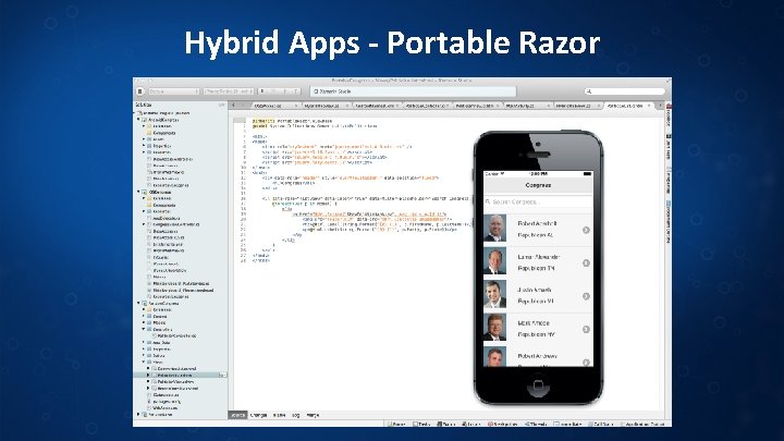 Hybrid Apps - Portable Razor 