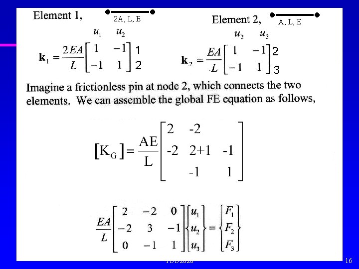 2 A, L, E 11/1/2020 16 