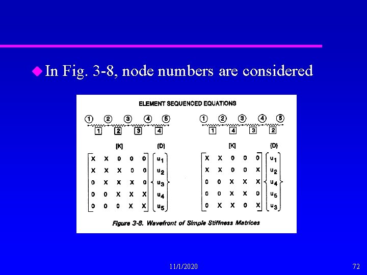 u In Fig. 3 -8, node numbers are considered 11/1/2020 72 