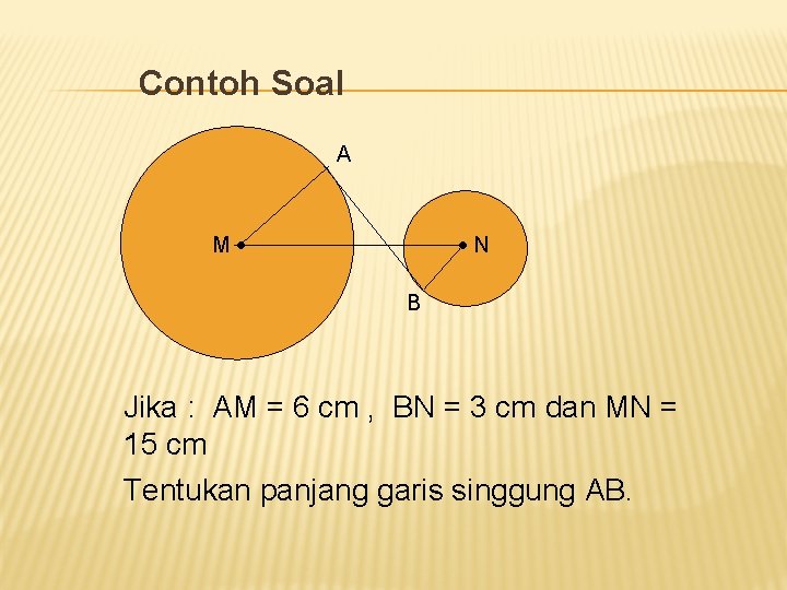 Contoh Soal A N M B Jika : AM = 6 cm , BN Contoh Soal A N M B Jika : AM = 6 cm , BN