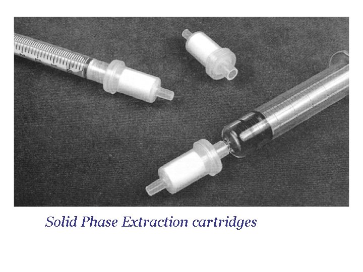 Solid Phase Extraction cartridges Solid Phase Extraction cartridges