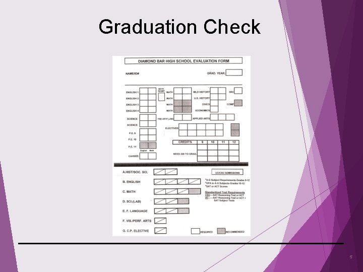 Graduation Check 5 