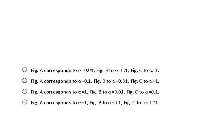 Fig. A corresponds to a=0. 01, Fig. B to a=0. 1, Fig. C to