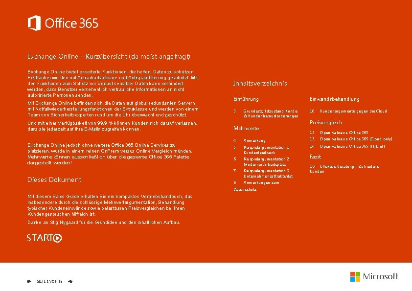 Exchange Online – Kurzübersicht (da meist angefragt) Exchange Online bietet erweiterte Funktionen, die helfen,