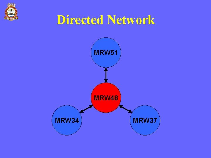 Directed Network MRW 51 MRW 48 MRW 34 MRW 37 