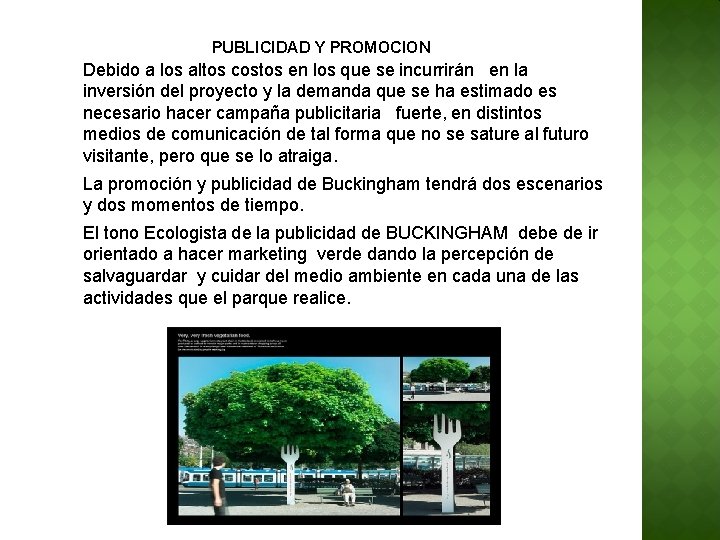 PUBLICIDAD Y PROMOCION Debido a los altos costos en los que se incurrirán en