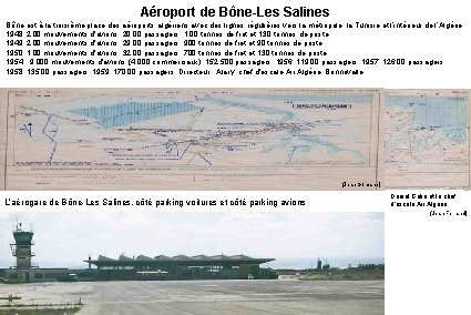 Aéroport de Bône-Les Salines Bône est à la troisième place des aéroports algériens avec