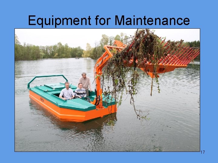 Equipment for Maintenance 17 