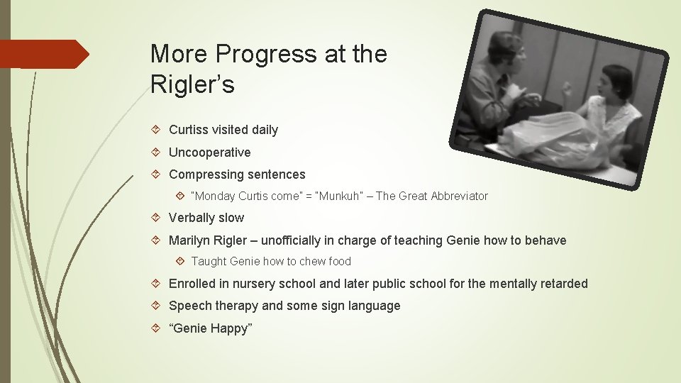 More Progress at the Rigler’s Curtiss visited daily Uncooperative Compressing sentences “Monday Curtis come”