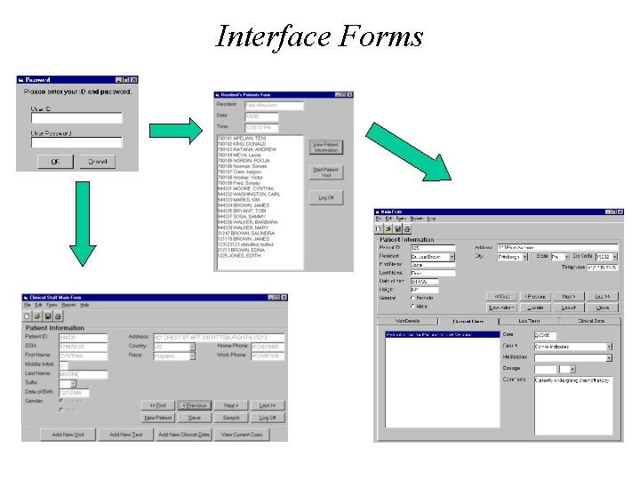 Interface Forms 