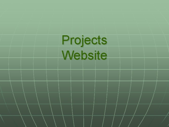 Projects Website 