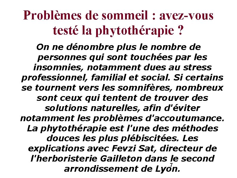 Problèmes de sommeil : avez-vous testé la phytothérapie ? On ne dénombre plus le