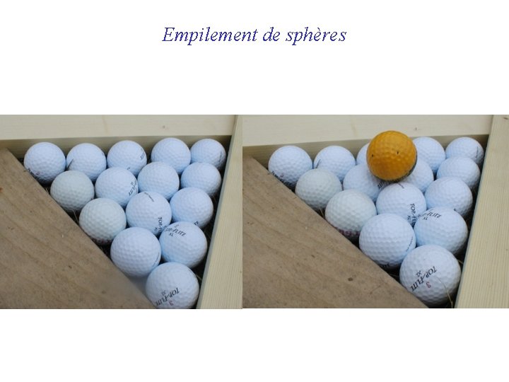 Empilement de sphères 