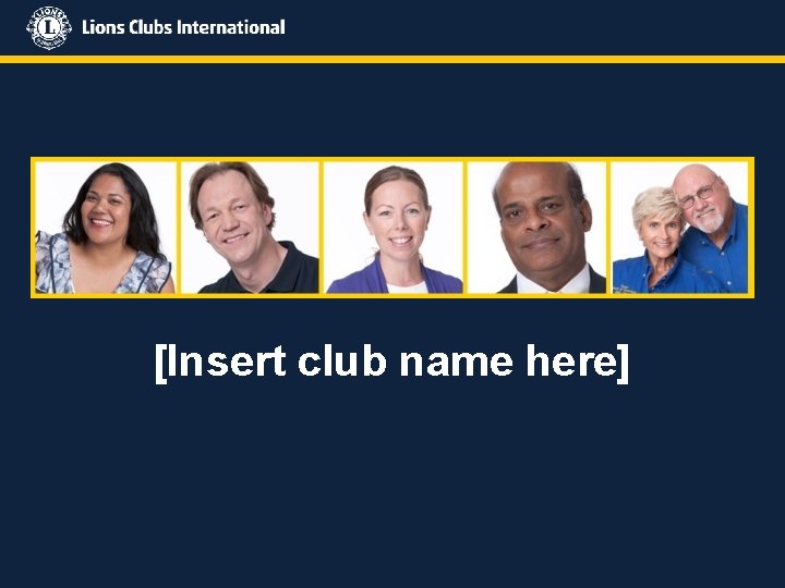 [Insert club name here] 