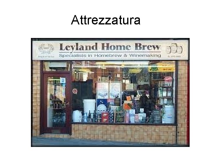 Attrezzatura 