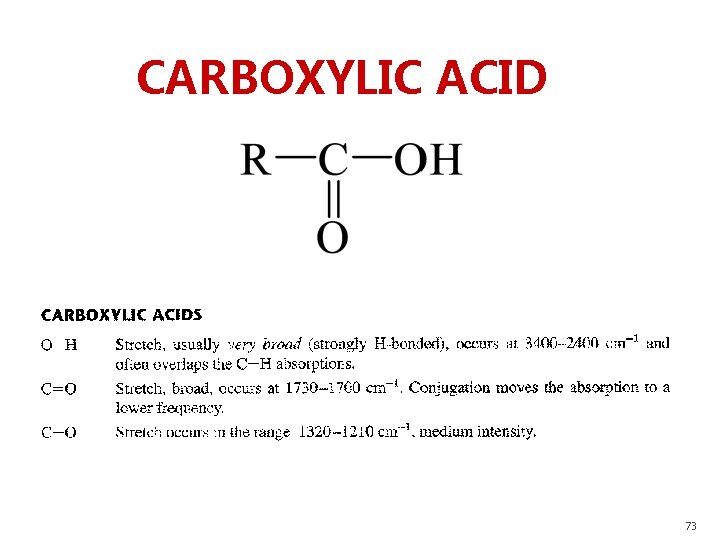 CARBOXYLIC ACID 73 