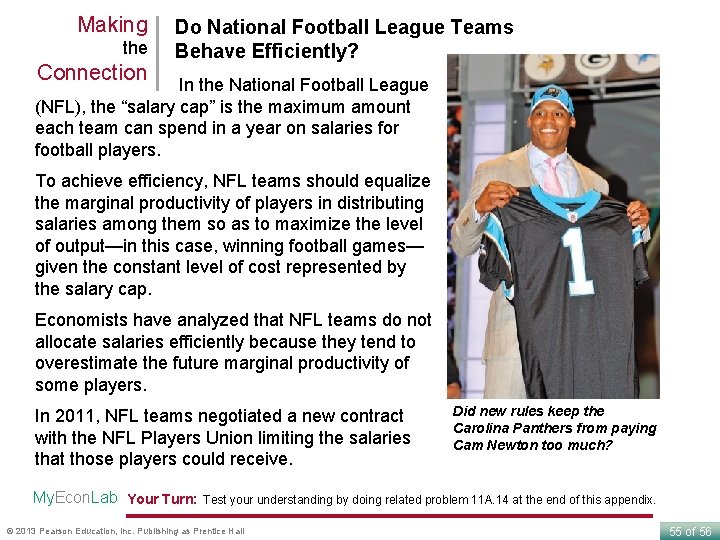 Making the Connection Do National Football League Teams Behave Efficiently? In the National Football