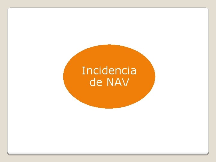 Incidencia de NAV 