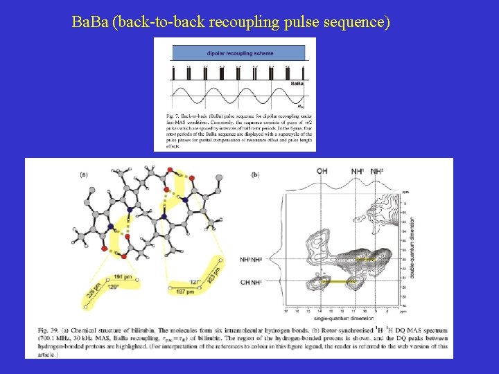 Ba. Ba (back-to-back recoupling pulse sequence) 