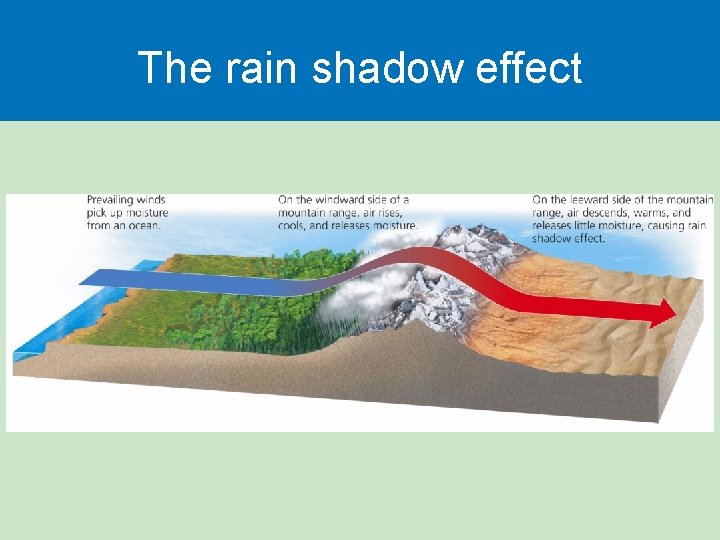 The rain shadow effect 