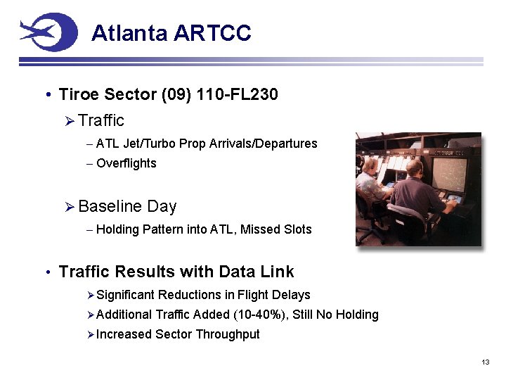 Atlanta ARTCC • Tiroe Sector (09) 110 -FL 230 Ø Traffic – ATL Jet/Turbo