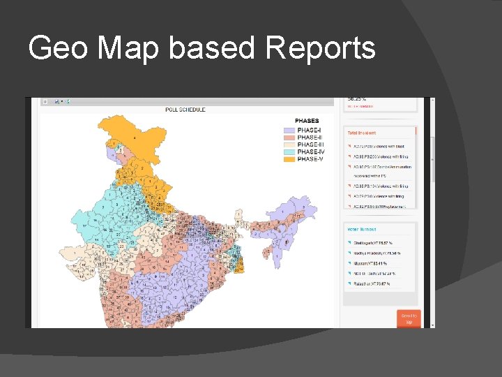 Geo Map based Reports 