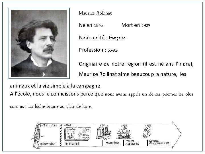 Maurice Rollinat Né en 1846 Mort en 1903 Nationalité : française Profession : poète
