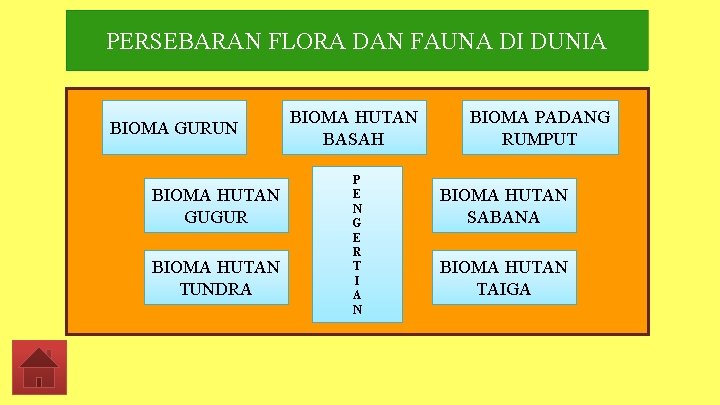 PERSEBARAN FLORA DAN FAUNA DI DUNIA BIOMA GURUN BIOMA HUTAN GUGUR BIOMA HUTAN TUNDRA