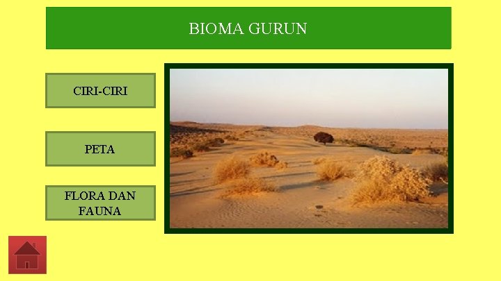 BIOMA GURUN CIRI-CIRI PETA FLORA DAN FAUNA 