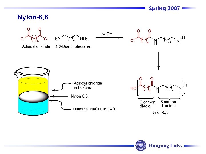 Spring 2007 Nylon-6, 6 Hanyang Univ. 
