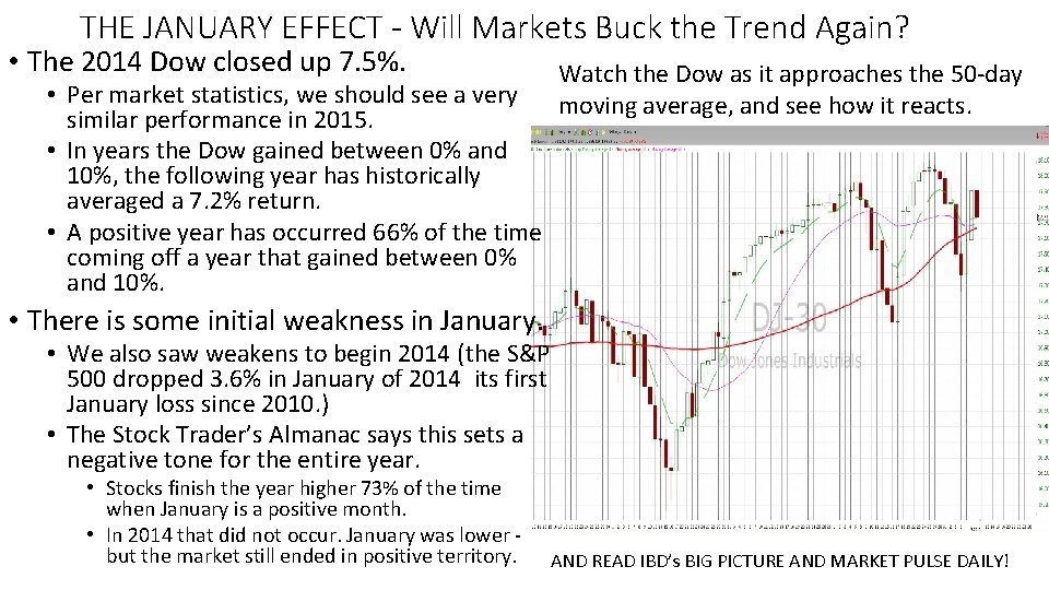 THE JANUARY EFFECT - Will Markets Buck the Trend Again? • The 2014 Dow