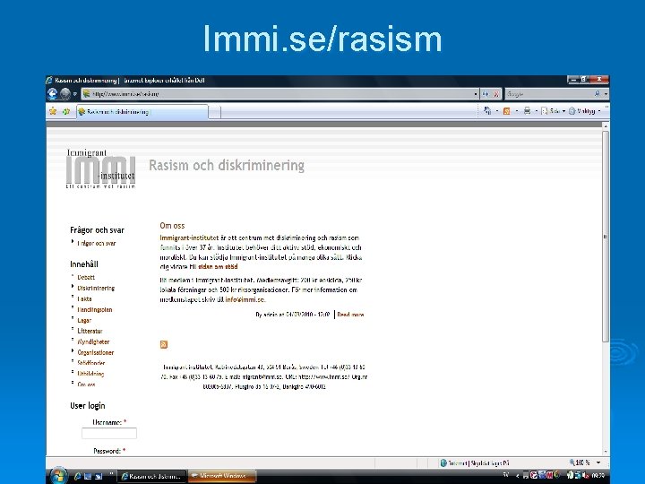 Immi. se/rasism 