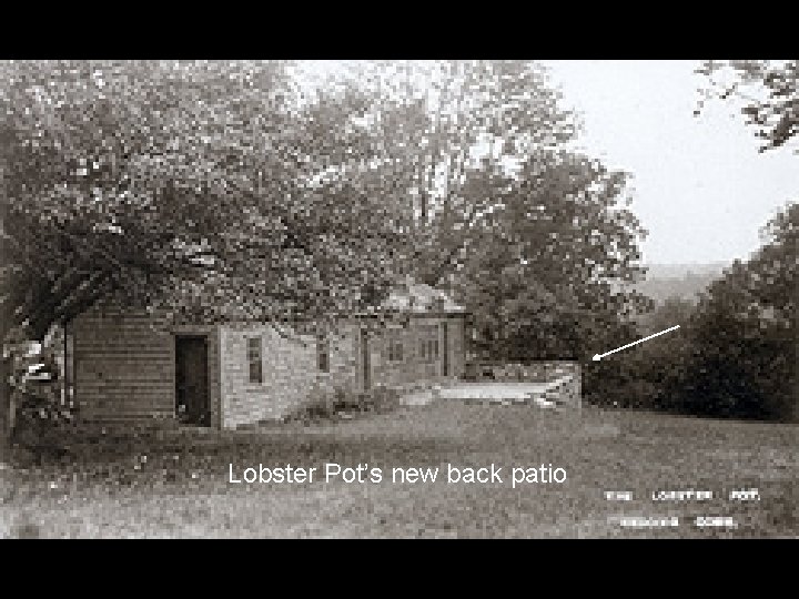 Lobster Pot’s new back patio 