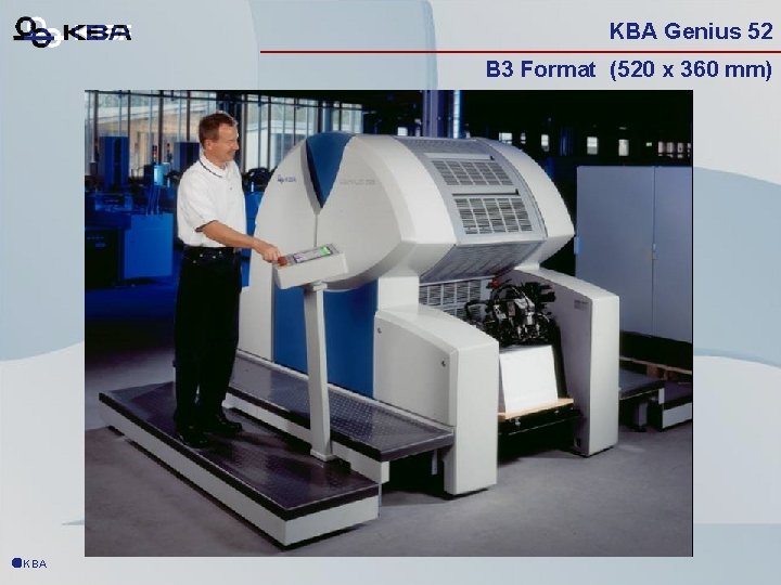 KBA Genius 52 B 3 Format (520 x 360 mm) ãKBA 