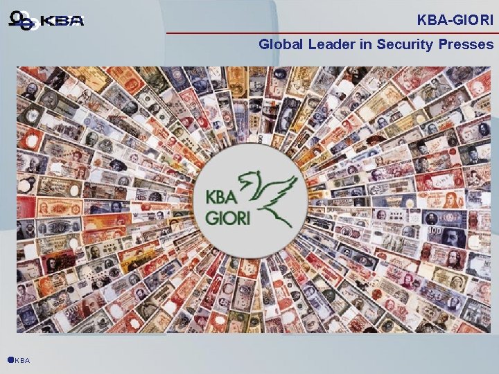 KBA-GIORI Global Leader in Security Presses ãKBA 