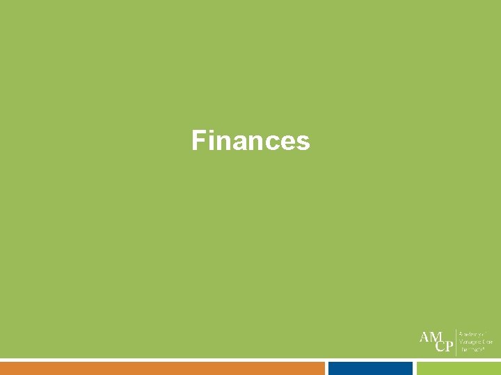 Finances 