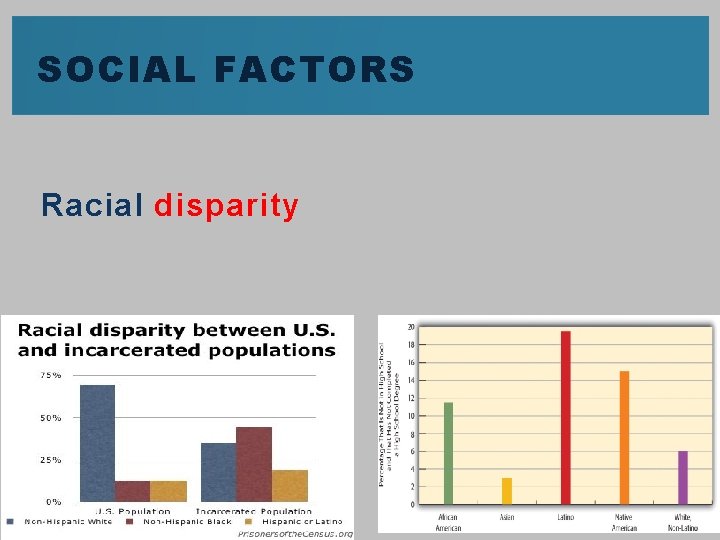 SOCIAL FACTORS Racial disparity 