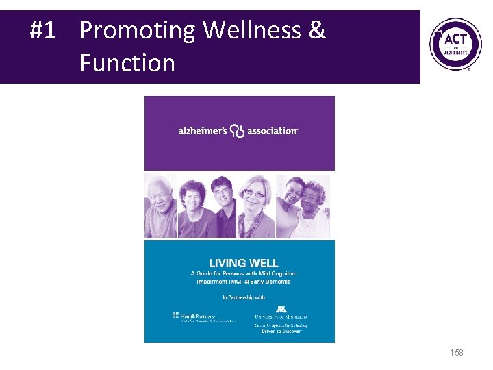 #1 Promoting Wellness & Function 158 