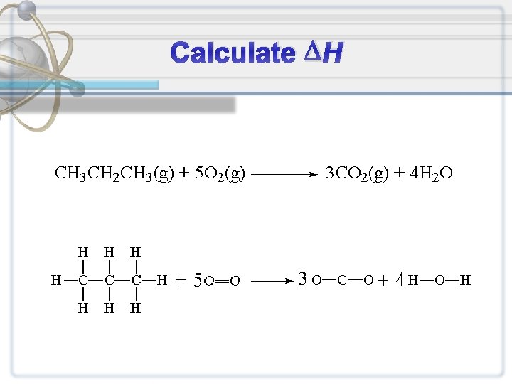 Calculate H 