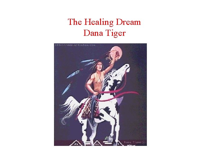 The Healing Dream Dana Tiger 