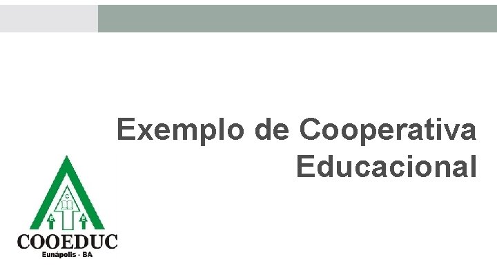 Exemplo de Cooperativa Educacional 
