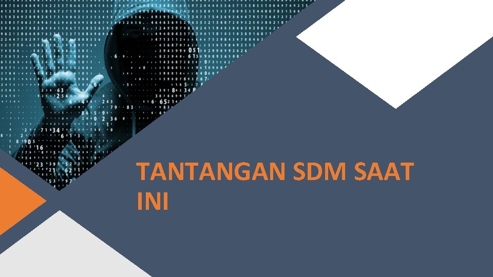 TANTANGAN SDM SAAT INI 