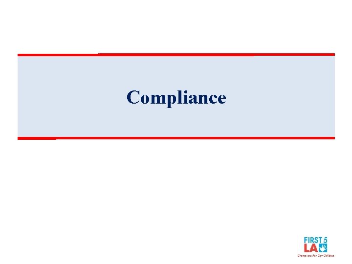 Compliance 