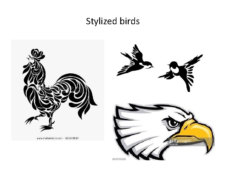 Stylized birds Stylized birds